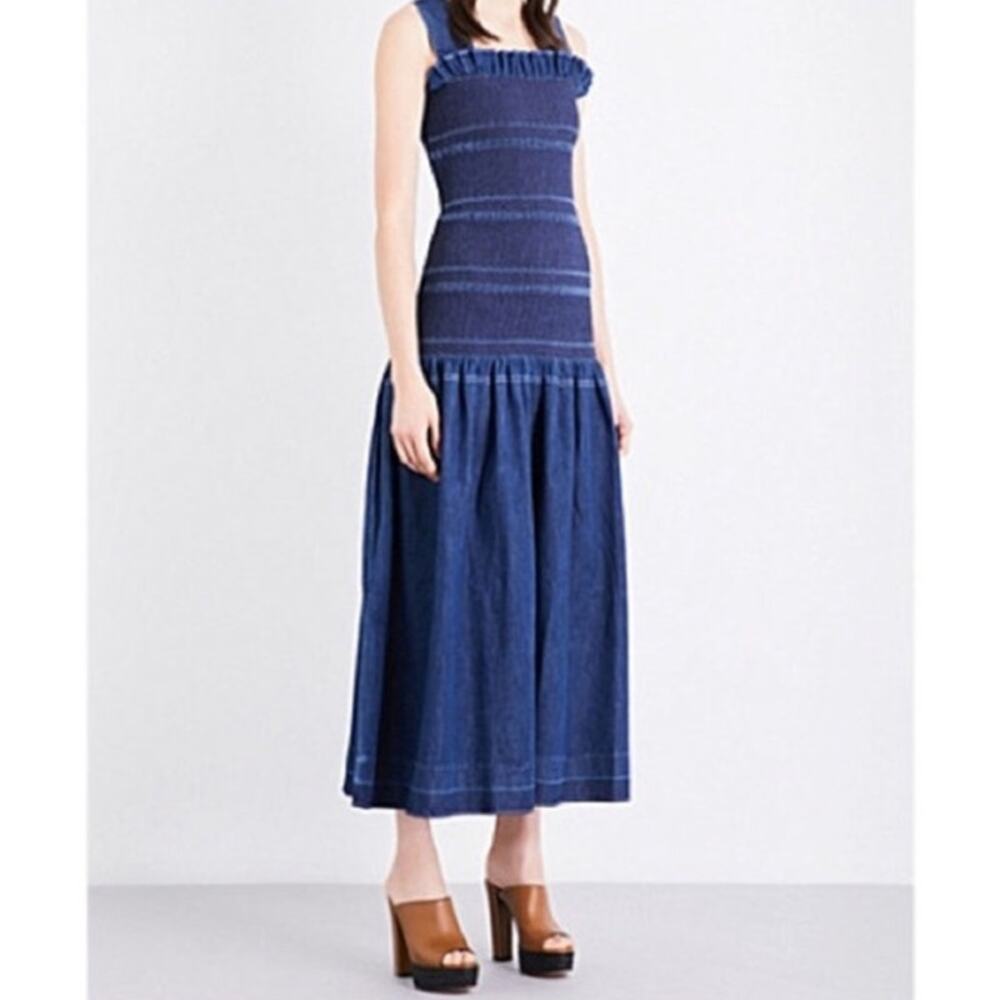 Stella McCartney Blue Maxi Dress
